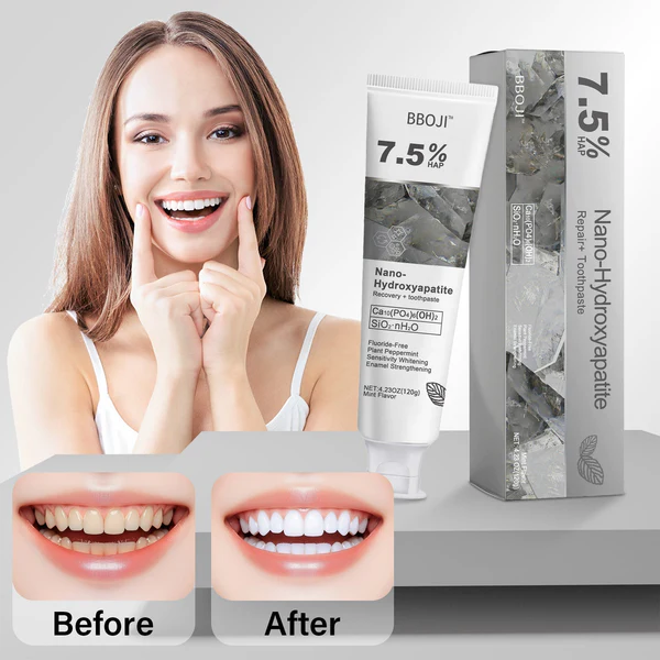 đ„Final 12 Hours: 60%OFFđ BBOJIâą Fluoride-Free Hydroxyapatite Toothpaste đ Your Smile, Naturally Brighter!
