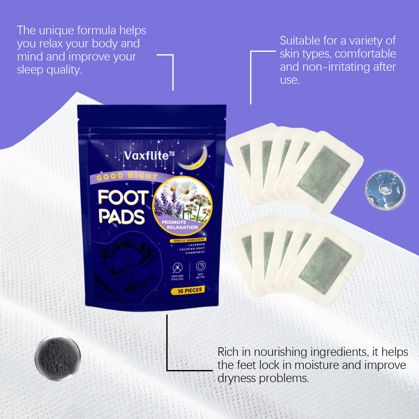 đDeep Sleep Detox Foot PatchđŠ¶ â Cleanse & Slim While You Rest