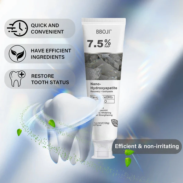 đ„Final 12 Hours: 60%OFFđ BBOJIâą Fluoride-Free Hydroxyapatite Toothpaste đ Your Smile, Naturally Brighter!