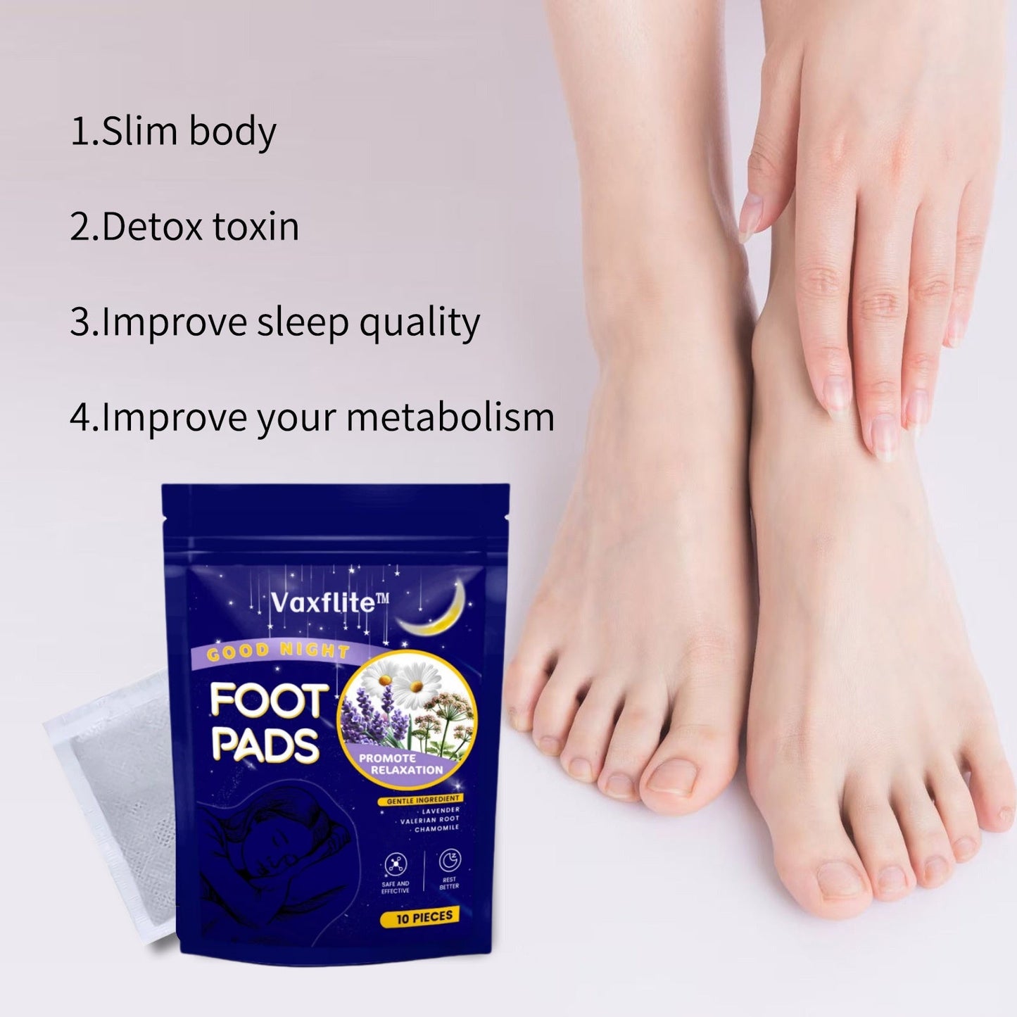 đDeep Sleep Detox Foot PatchđŠ¶ â Cleanse & Slim While You Rest