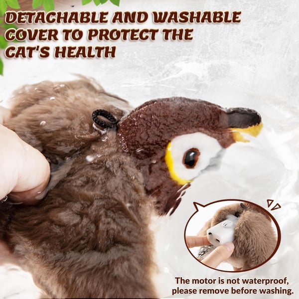 🔥Last Day 70% OFF - 🐾Interactive Chirping Bird Cat Toy