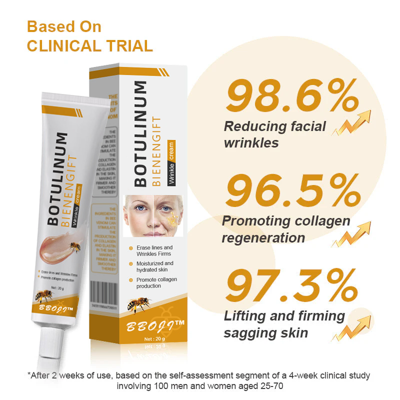 đ¨ââď¸đMade and Shipped from the USAâ
BBOJI⢠Botulinum Bienengift Wrinkle Removal Cream-Last Day Promotion 70% OFF