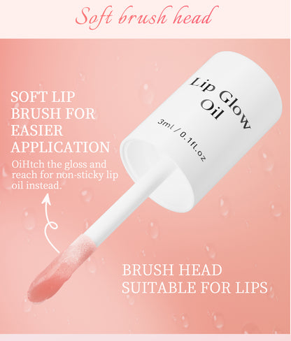Vaxflite Lip Oil Water-Light Fruit-Infused Lip Stain – 2-in-1 Lipstick&Balm