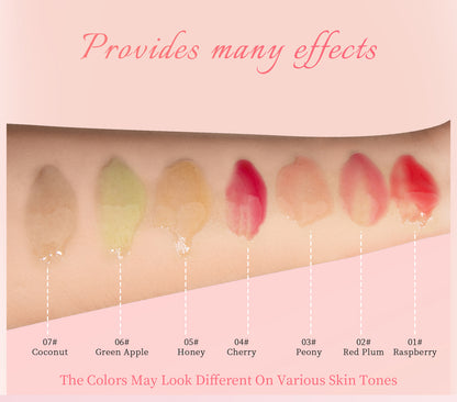 Vaxflite Lip Oil Water-Light Fruit-Infused Lip Stain – 2-in-1 Lipstick&Balm