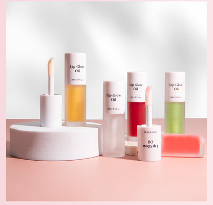 Vaxflite Lip Oil Water-Light Fruit-Infused Lip Stain – 2-in-1 Lipstick&Balm