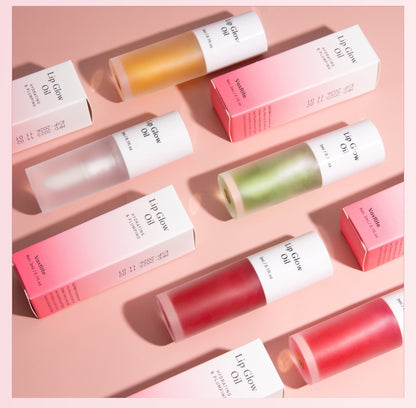 Vaxflite Lip Oil Water-Light Fruit-Infused Lip Stain – 2-in-1 Lipstick&Balm