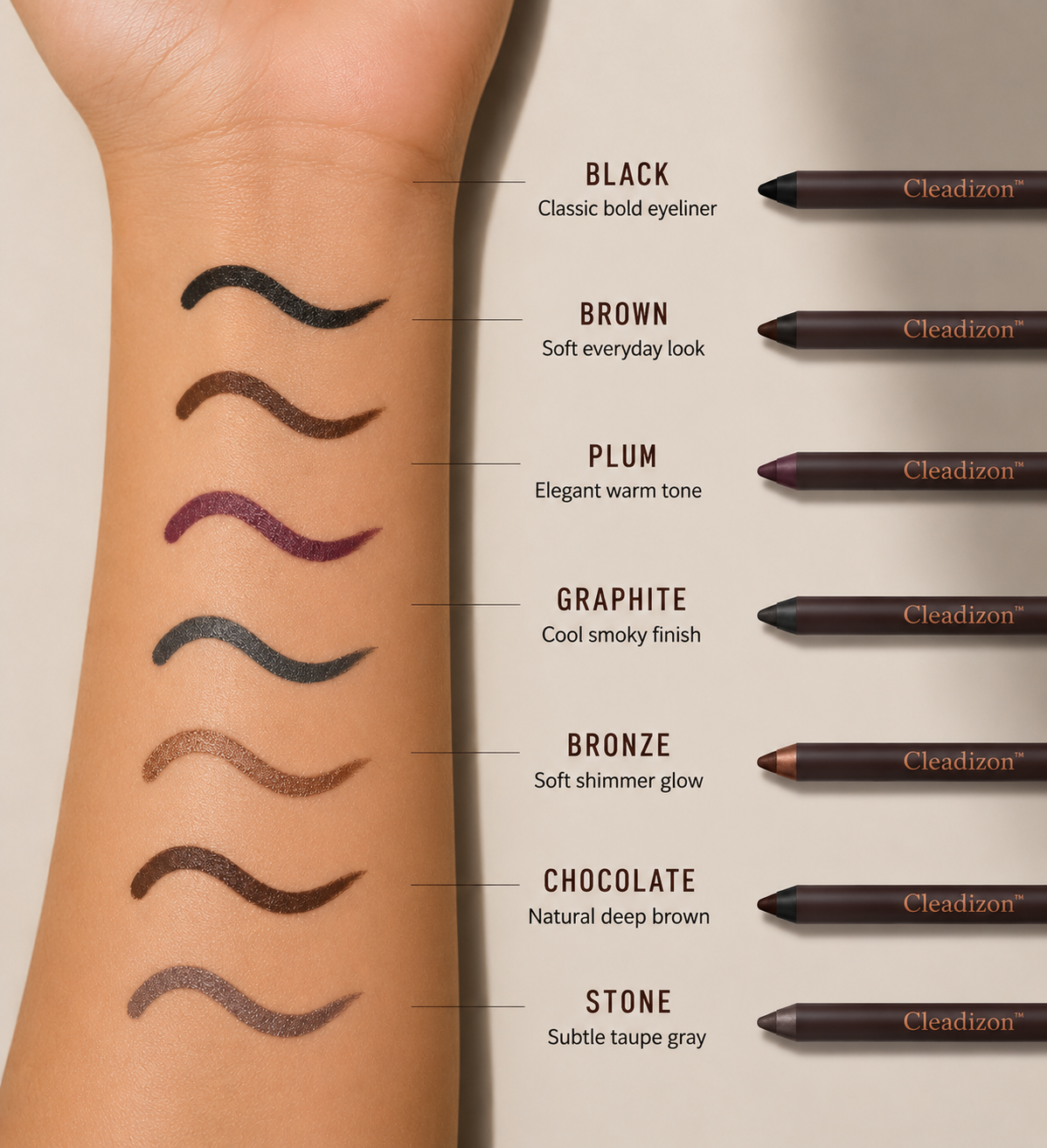 BUY ONE, GET ONE FREE! The Eyeliner Everyone's Talking About Cleadizon™ Eyeliner Pencil Define Your Eyes. Own Every Look.