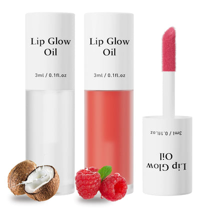 Vaxflite Lip Oil Water-Light Fruit-Infused Lip Stain – 2-in-1 Lipstick&Balm